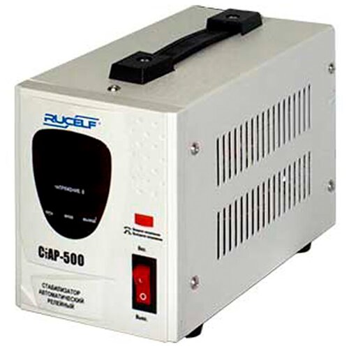 Стабилизатор напряжения RUCELF релейный однофазный 0.5кВА (серия стар)