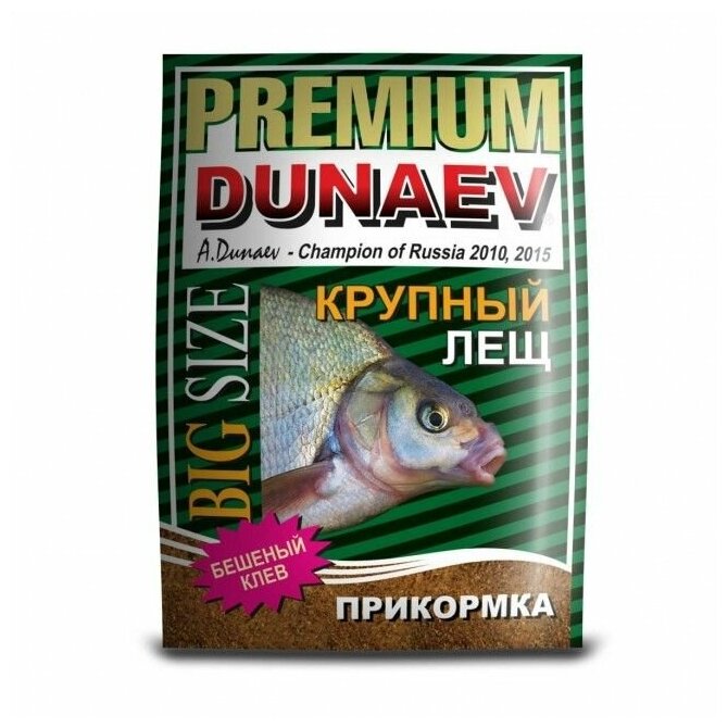 Прикормка "DUNAEV-PREMIUM" 1кг Лещ Крупная Фракция