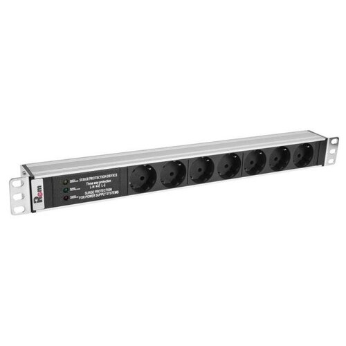 Блок силовых розеток PDU - Power Distribution Unit горизонтальный Цмо R-10-7S-FI-440-Z 4028₽