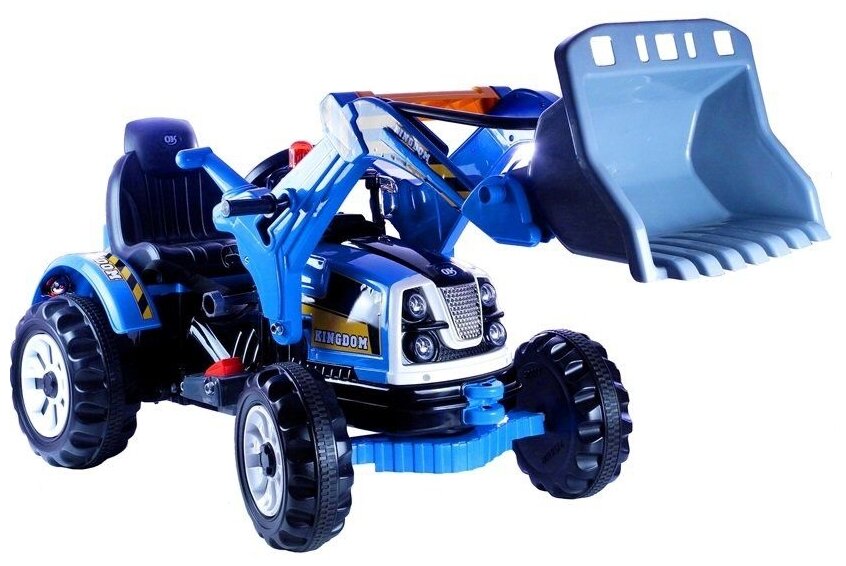 Jiajia Детский электромобиль трактор на аккумуляторе 12V / синий - JS328A-BLUE