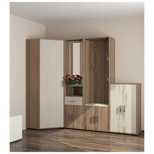 Прихожая Мебелинк 400-13 ШxГxВ 800/2500*360*2000 Мегамебель