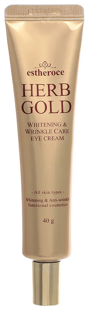 Антивозрастной крем для век Deoproce Estheroce Herb Gold Whitening & Wrinkle Care Eye Cream, 40 мл