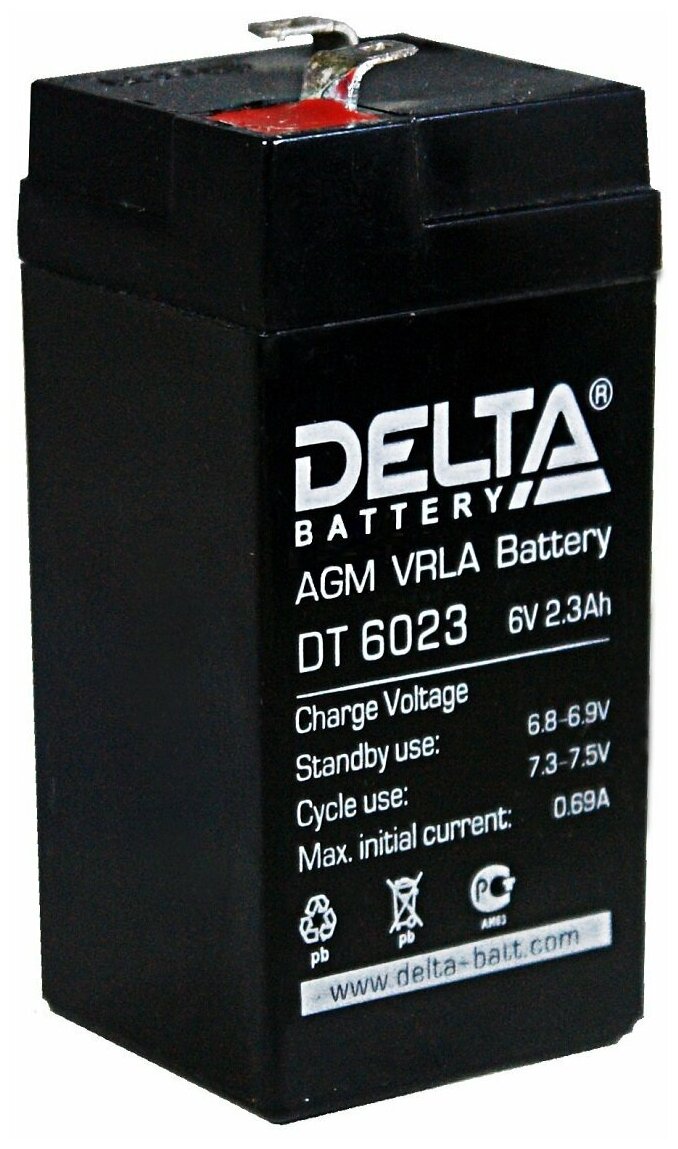 Аккумулятор для ИБП DELTA DT 6023