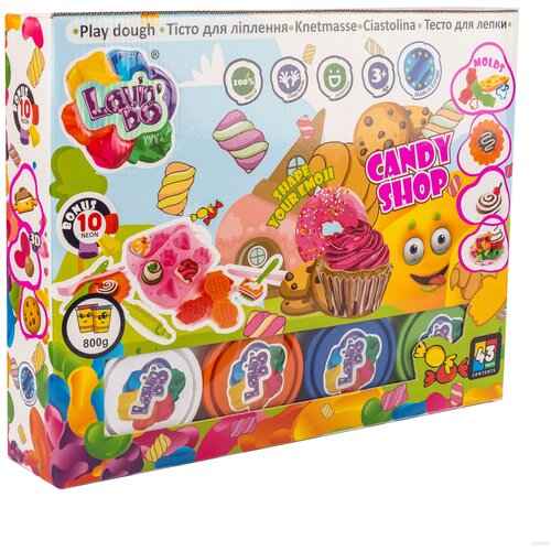 фото Фабрика первых фантазий набор теста для лепки "candy shop