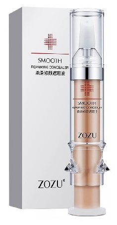 ZOZU Маскирующий крем-консилер для лица, тон 02 Светло-бежевый, Smooth Repairing Concealer, 9 мл