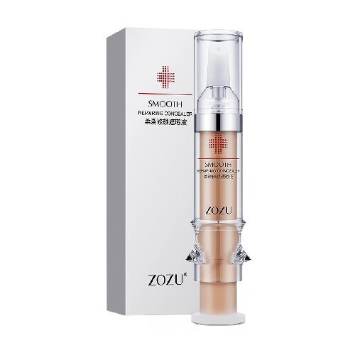 ZOZU Маскирующий крем-консилер для лица, тон 02 Светло-бежевый, Smooth Repairing Concealer, 9 мл