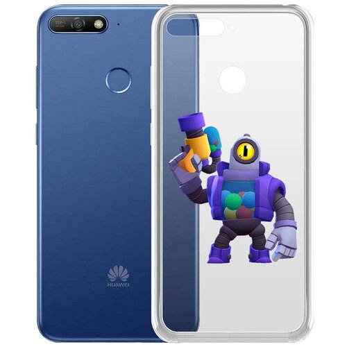 фото Чехол-накладка clear case brawl stars-рико для huawei y6 prime (2018)/honor 7a pro/7c krutoff group