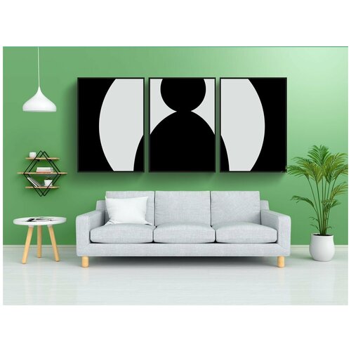 фото Набор модулных постеров для интерьера "икона, люди, человек" 60x90 см. в тубусе, без рамки lotsprints