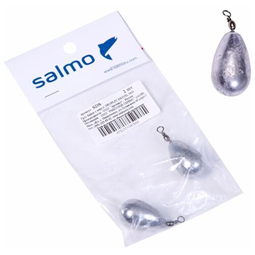 груз salmo с вертл droplet swivel 007г Груза Salmo с вертл. DROPLET SWIVEL 042г 2шт