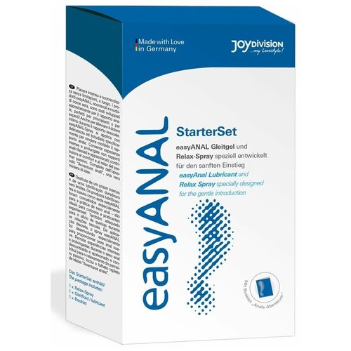 Набор лубрикантов для анального секса easyANAL Starter Set, Joy Division, matromi starter set