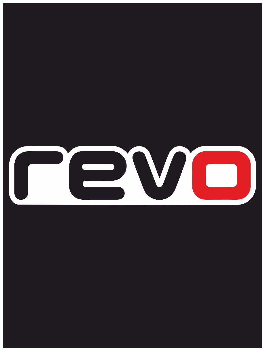 Наклейка на авто "Revo" 20х4 см