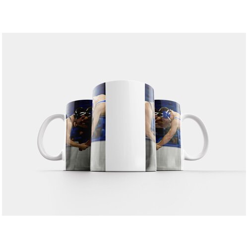 фото Кружка "борьба, бороться, мужчины" 320 мл lotsprints