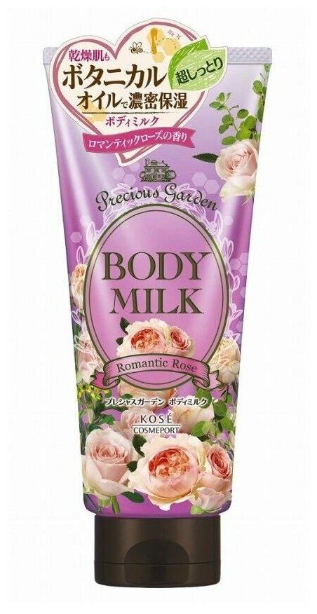 Kose Молочко для тела питательное с ароматом розы - Precious garden body milk rose, 200г