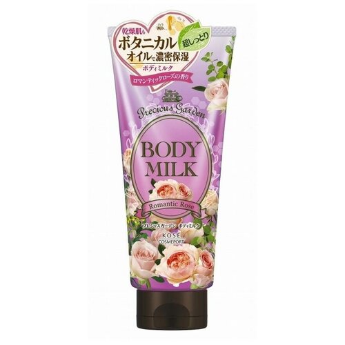 Kose Молочко для тела питательное с ароматом розы - Precious garden body milk rose, 200г