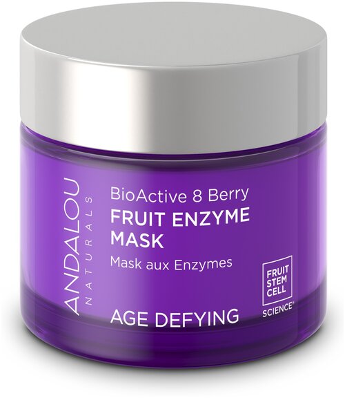 Andalou Naturals отшелушивающая фруктовая маска BioActive 8 Berry Fruit Enzyme, 50 г, 50 мл