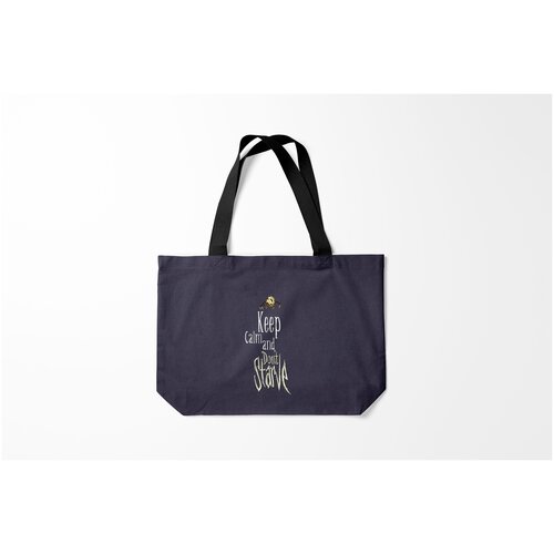 фото Сумка-шоппер / 46х35 см / геймерам / dont starve keep clam and burnettie