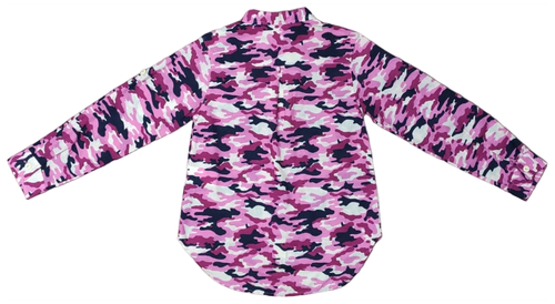 Рубашка, размер 116, розовый