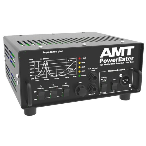 Эмулятор реактивной нагрузки гитарного кабинета, AMT Electronics PE-120 Power Eater 120 Load Box amt electronics vc 16 virgincab ir кабинет эмулятор