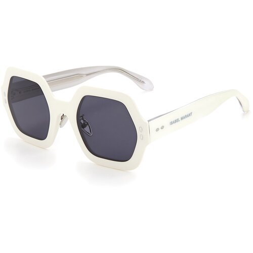 фото Солнцезащитные очки isabel marant, прямоугольные, оправа: пластик, с защитой от уф, для женщин, черный