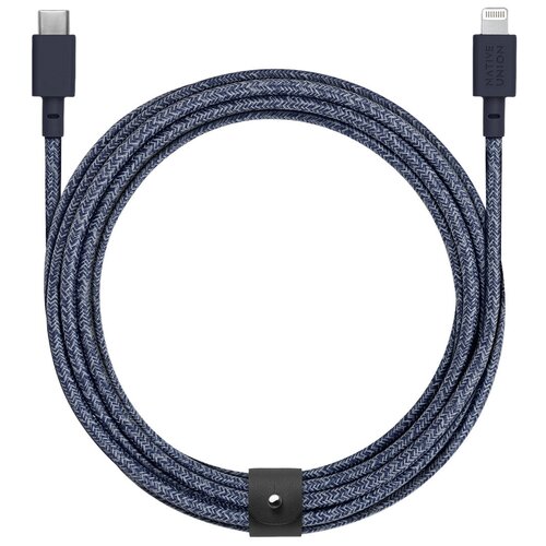 Кабель Native Union, USB-C - LIGHTNING, 3 м, индиго