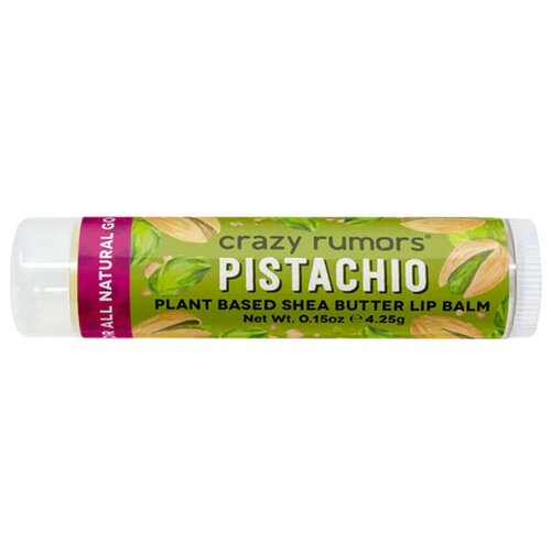 Crazy Rumors Бальзам для губ Pistachio Lip Balm с ароматом Фисташки, 4.25 г