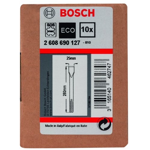 Зубило плоское Bosch 2.608.690.127, 10шт 280 мм