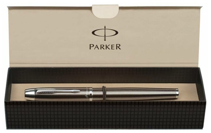 ручка шариковая Parker "Urban Muted Black GT", 0,7 мм, синяя, корпус чёрный/золото - фото №6