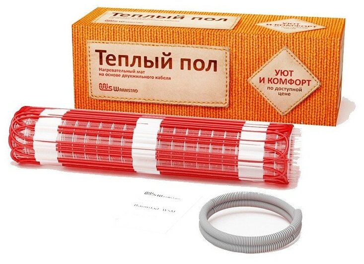 пол теплый (мат) 3,20 м2 - 485 Вт Warmstad WSM двухжильный