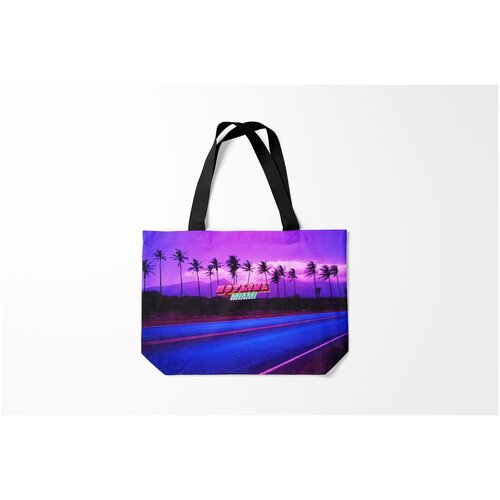 фото Сумка-шоппер / 46х35 см / геймерам / hotline miami burnettie