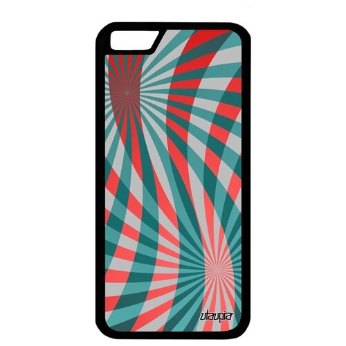 фото Чехол на // iphone 6s // "спирали" иллюзия стиль, utaupia, фиолетовый