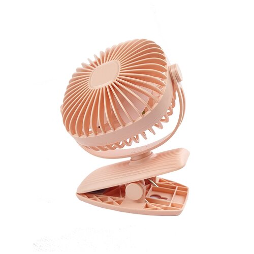 Розовый портативный вентилятор на прищепке Мини вентилятор беспроводной портативный с аккумулятором usb для дома путешествий отдыха 111000₽