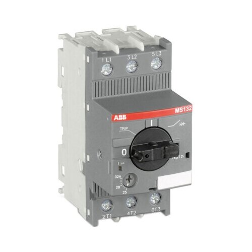 фото Ms132-32 автоматический выключатель с регулируемой тепловой защитой (25-32а) 25ka abb, 1sam350000r1015
