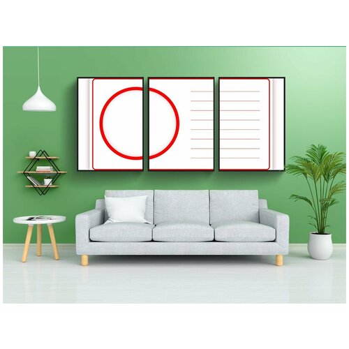 фото Набор модулных постеров для интерьера "карточка, фоторамка, прозрачный фон" 60x90 см. в тубусе, без рамки lotsprints