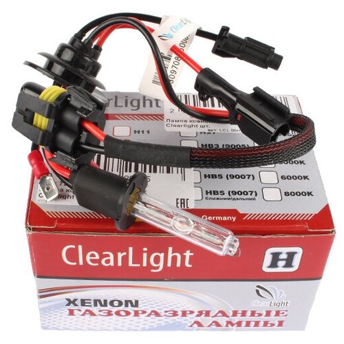 фото Лампа ксеноновая h3 5000k clearlight 1 шт