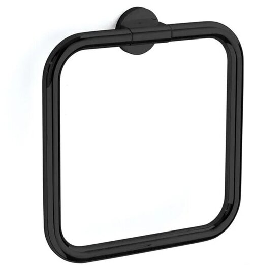 Кольцо для полотенец Inda One A2416ANE Черное матовое