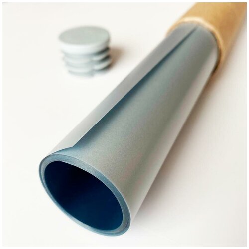 Серая непрозрачная пленка для окон, балкона, лоджии: зеркальная / матовая USB SILVER MATT (рулон 1,52х3 метра)