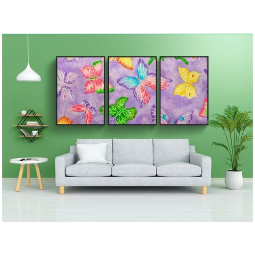 фото Набор модулных постеров для интерьера "ткань, текстиль, одежда" 60x90 см. в тубусе, без рамки lotsprints