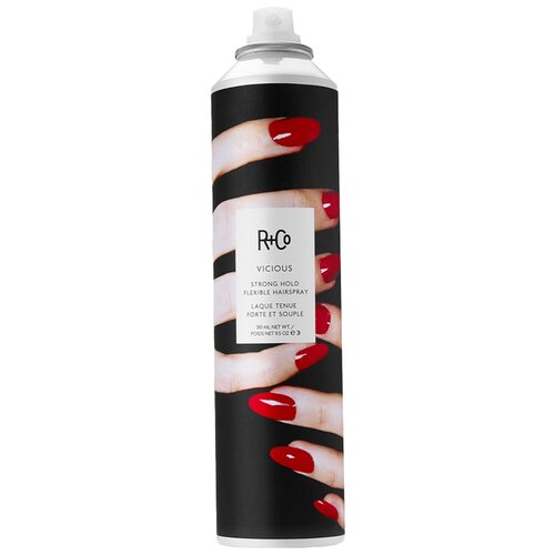 R+Co Спрей для волос Vicious Strong Hold Flexible Hairspray, 310 г, 310 мл спрей для подвижной фиксации волос свобода стиля free styler working hairspray спрей 75мл