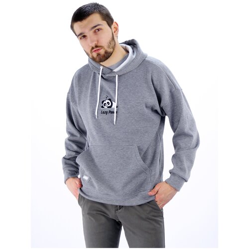 SANGERstyle Худи мужское Панда / 1984 / мех / меланж / 52