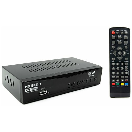 Цифровая телевизионная приставка HD BEKO DVB-T8000/ ТВ-тюнер / Ресивер