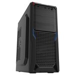 Корпус ATX PowerCool S2012BK 500 Вт чёрный - изображение