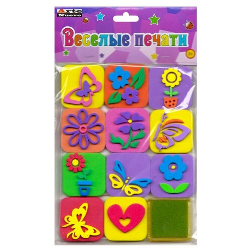 Веселые печати Цветы подушечка с чернилами веселые печати DT-1014-14 858₽