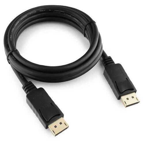 Кабель Cablexpert DisplayPort - DisplayPort (CC-DP-6), черный, 1.8 м кабель displayport displayport м м 1 8 м v1 0 экр cablexpert cc dp 6