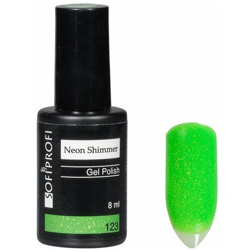 Sofiprofi Гель-лак Neon Shimmer, 8 мл, №123