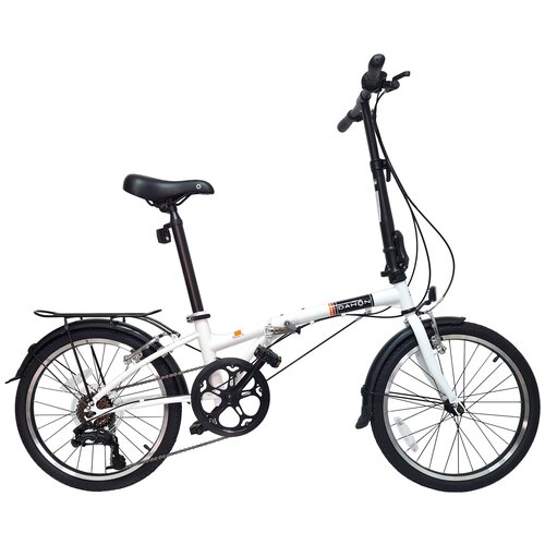 фото Велосипед dahon dream d6 складной, white. крылья, багажник, подножка