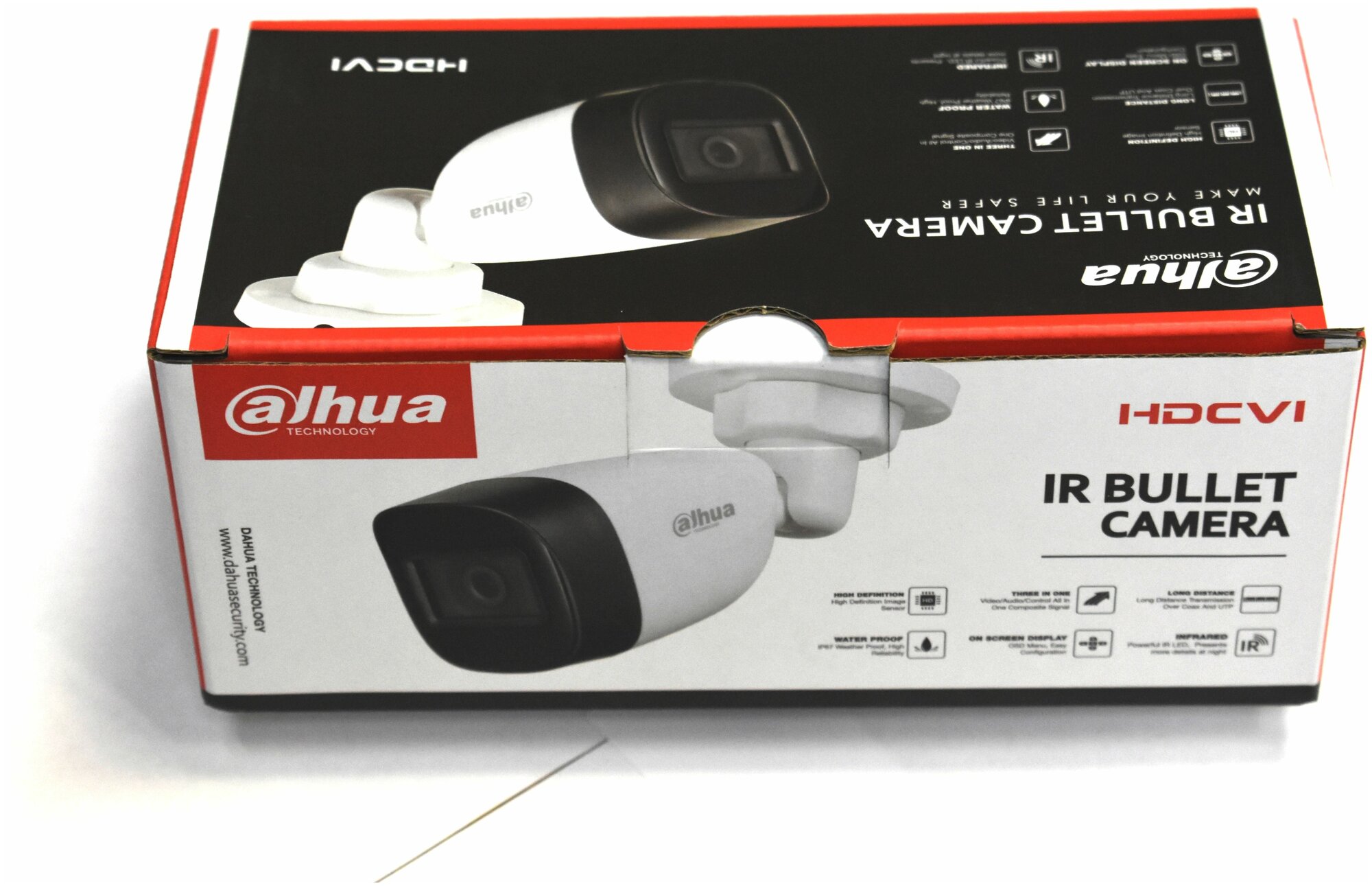 Камера видеонаблюдения Dahua DH-HAC-HFW1500CP-0280B белый/черный - фотография № 3