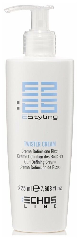 Echos Line Twister Cream - Curl Defining Cream - Крем для локонов 225 мл