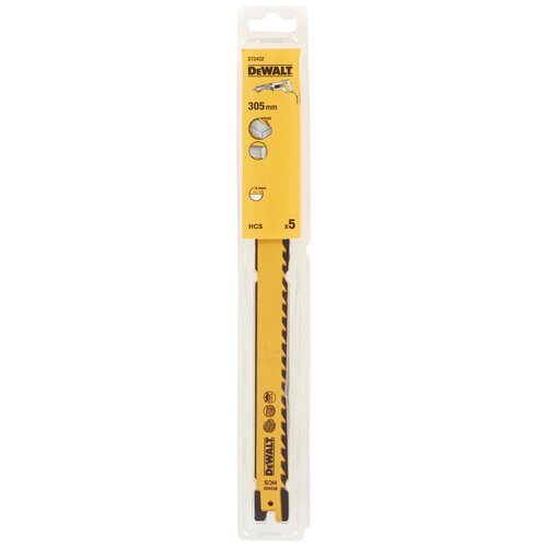 Для сабельной пилы DeWALT DT2432, 305 мм, 5 шт. пильное полотно dewalt dt 2353