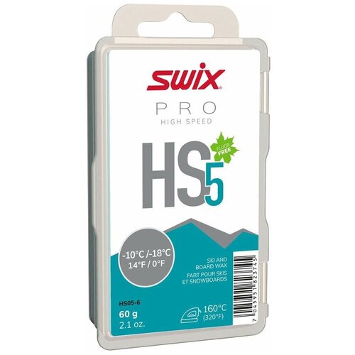 Парафин Swix HS05 Turquoise -10...-18 60г