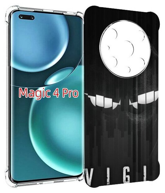 Чехол MyPads глаза-в-ночи для Honor Magic4 Pro / Magic4 Ultimate задняя-панель-накладка-бампер